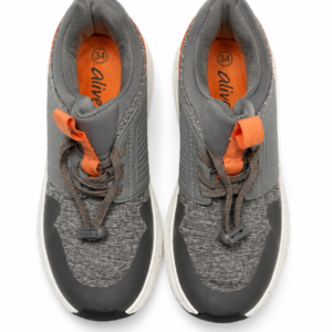 Scarpe sportive bambino/a – grigio e arancione